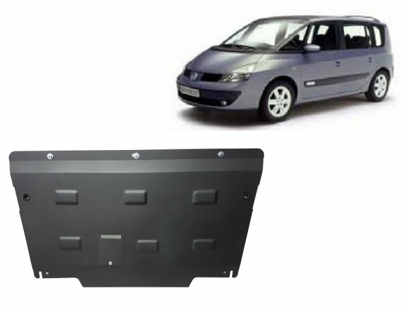 Steel sump guard for Renault Espace 4