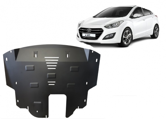 Steel sump guard for Hyundai I30