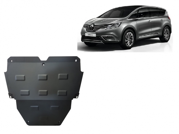 Steel sump guard for Renault Espace 5