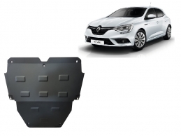 Steel sump guard for Renault Megane 4