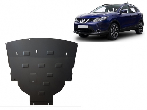 Steel sump guard for Nissan Qashqai J11