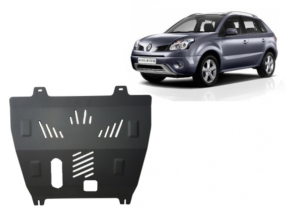 Steel sump guard for Renault Koleos