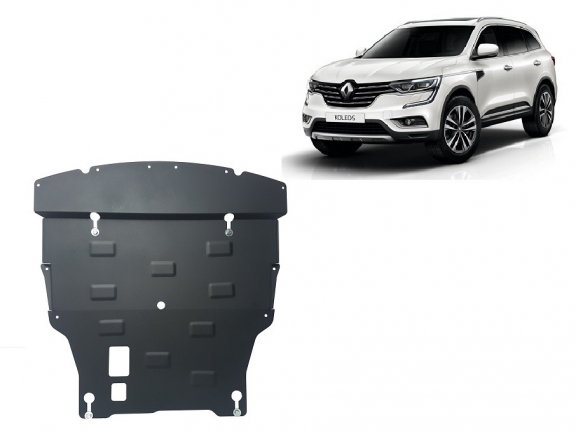 Steel sump guard for Renault Koleos