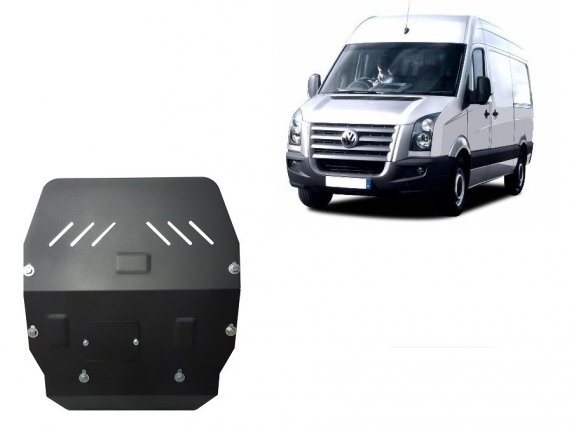 Steel sump guard for Volkswagen Crafter