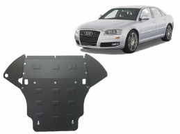 Steel sump guard for Audi A8