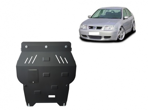 Steel sump guard for VW Bora