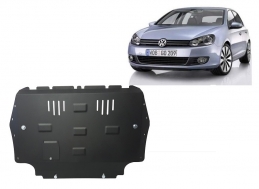 Steel sump guard for VW Golf 6