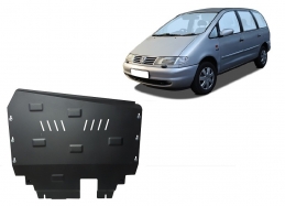 Steel sump guard for Volkswagen Sharan
