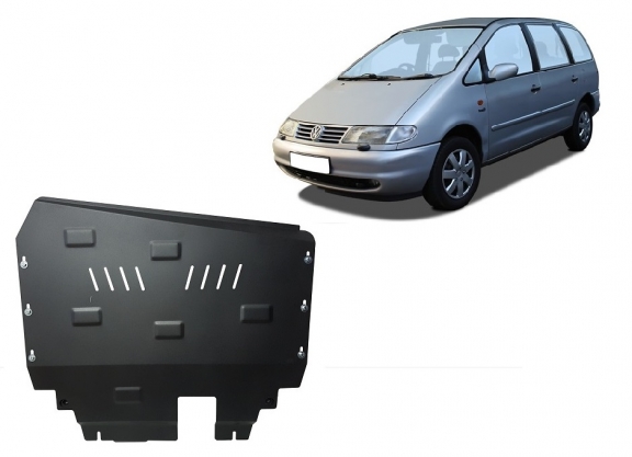 Steel sump guard for Volkswagen Sharan