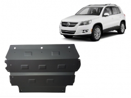 Steel sump guard for VW Tiguan