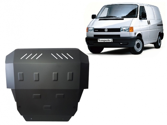 Steel sump guard for VW Transporter T4
