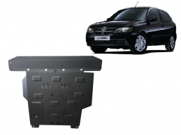 Steel sump guard for Nissan Almera Tino