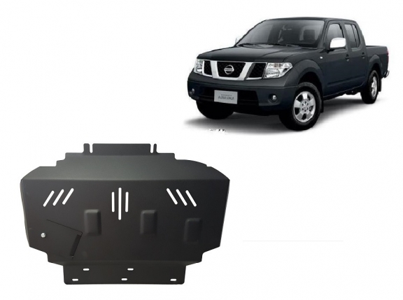 Steel sump guard for Nissan Navara D40