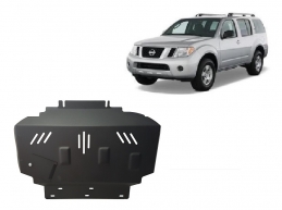Steel sump guard for Nissan Pathfinder