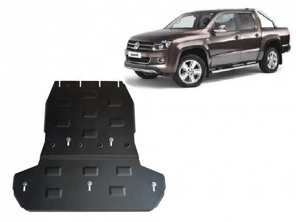 Steel gearbox and differential guard for Volkswagen Amarok