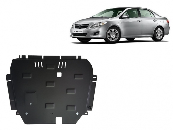 Steel sump guard for Toyota Corolla