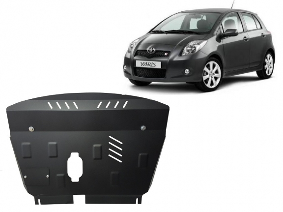 Steel sump guard for Toyota Yaris - petrol