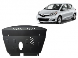 Steel sump guard for Toyota Yaris 