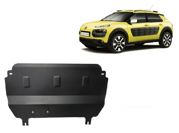 Steel sump guard for Citroen C4 Cactus