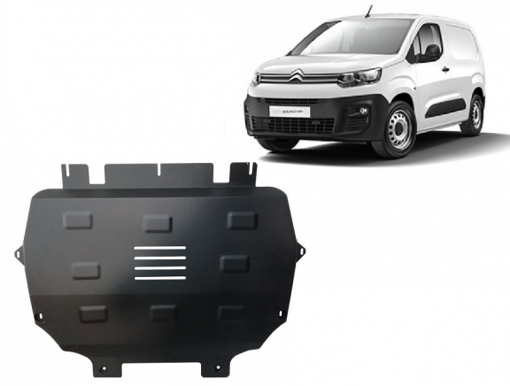 Steel sump guard for Citroen Berlingo