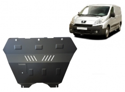 Steel sump guard for the protection of the engine and the gearbox for Peugeot Expert