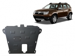 Steel sump guard for Dacia Duster