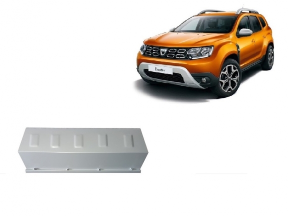 Steel front bumper guard for Dacia Duster