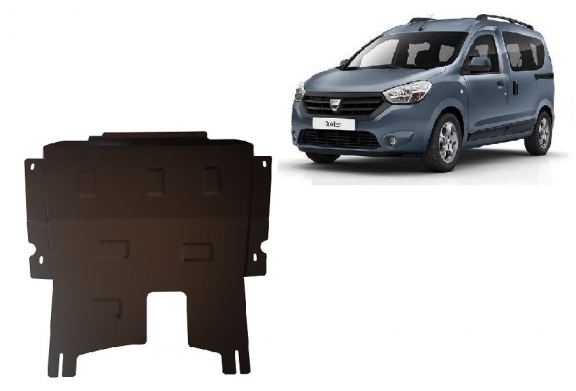 Steel sump guard for Dacia Dokker