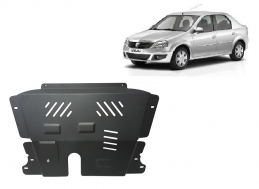 Steel sump guard for Dacia Logan 1