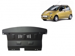 Steel sump guard for Daewoo Matiz
