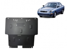Steel sump guard for Daewoo Nubira