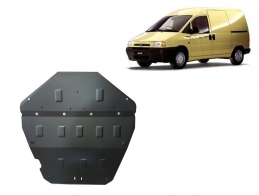 Steel sump guard for Fiat Scudo