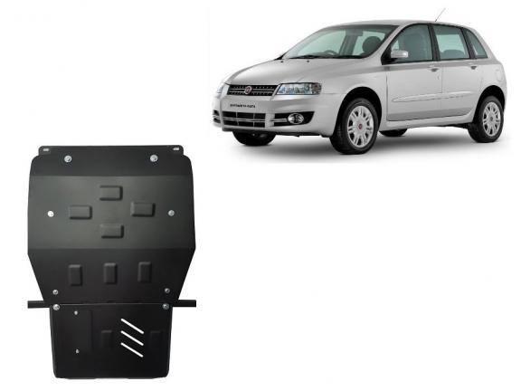 Steel sump guard for Fiat Stilo
