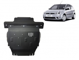 Steel sump guard for Ford Fiesta