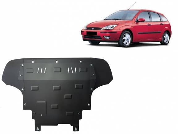 Steel sump guard for Ford Focus 1