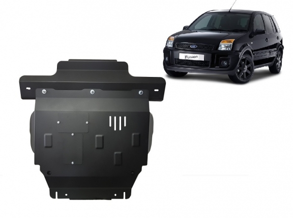 Steel sump guard for Ford Fusion