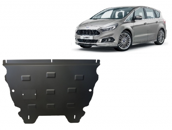 Steel sump guard for Ford S-Max