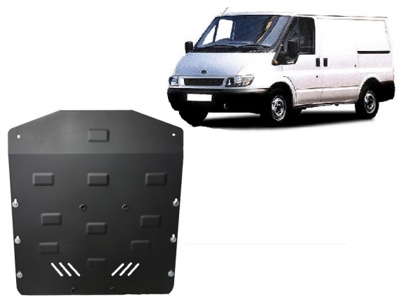 Steel sump guard for the protection of the engine and the gearbox for Ford Transit - RWD