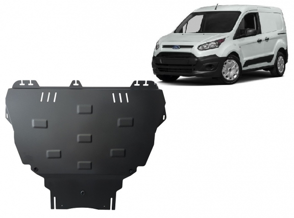 Steel sump guard for Ford Transit Connect