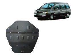 Steel sump guard for the protection of the engine and the gearbox for Lancia Zeta