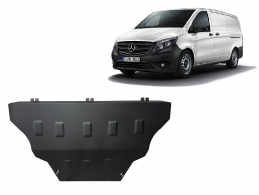Steel sump guard for Mercedes V-Classe W447, 4x2, 1.6 D
