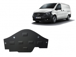 Steel sump guard for the protection Stop&Go system Mercedes V-Classe W447, 4x2, 1.6 D
