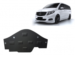 Steel sump guard for the protection of the Stop&Go system Mercedes Viano W447, 4x2, 1.6 D