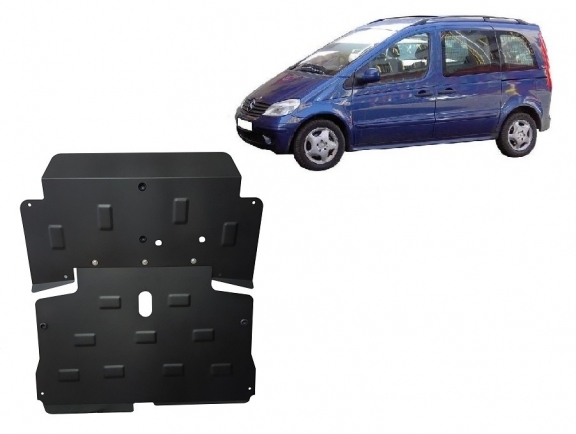 Steel sump guard for the protection of the engine and the gearbox for Mercedes Vaneo W414