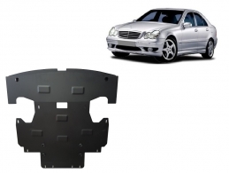 Steel sump guard for Mercedes C-Classe W203