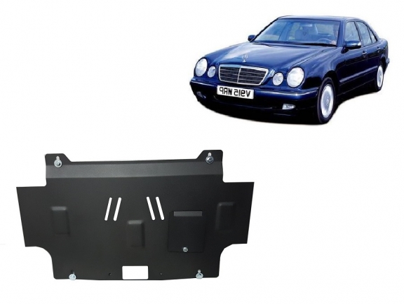 Steel sump guard for Mercedes E-Classe W210