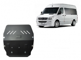 Steel sump guard for the protection of the engine and the gearbox for Mercedes Sprinter