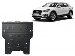 Steel sump guard for Audi Q2