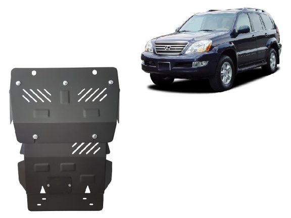 Steel sump guard for Lexus GX
