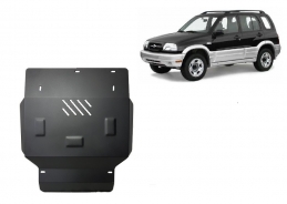 Steel sump guard for Suzuki Grand Vitara